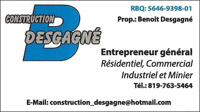 CONSTRUCTION B DESGAGNÉ INC