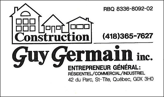 CONSTRUCTION GUY GERMAIN INC