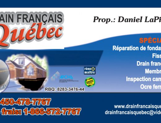 DRAINS FRANÇAIS QUÉBEC