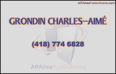 GRONDIN CHARLES-AIMÉ