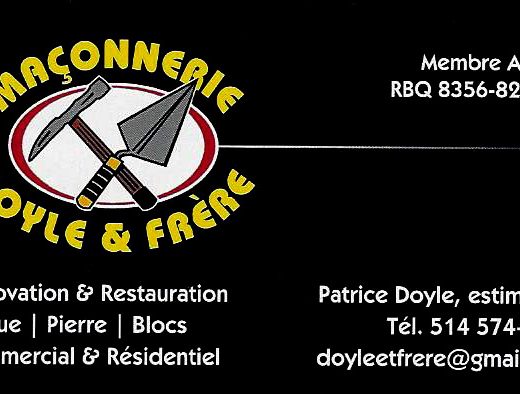 MAÇONNERIE DOYLE ET FRÈRE INC
