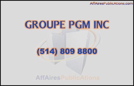 GROUPE PGM INC