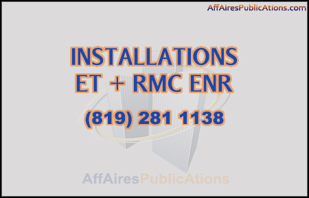 INSTALLATIONS ET + RMC ENR
