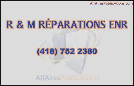 R & M RÉPARATIONS ENR