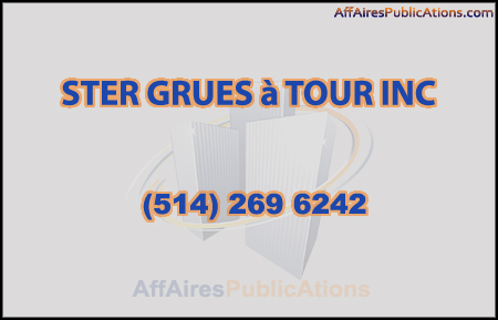 STER GRUES à TOUR INC
