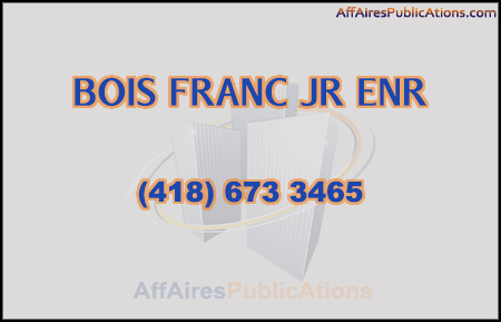 BOIS FRANC JR ENR