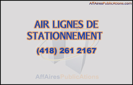 AIR LIGNES DE STATIONNEMENT