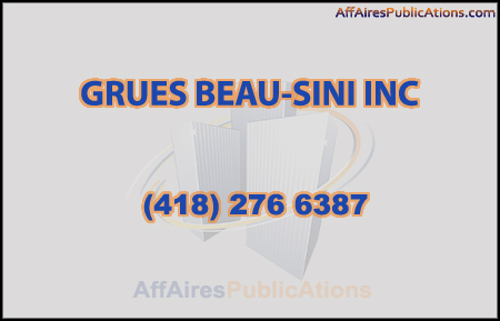 GRUES BEAU-SINI INC