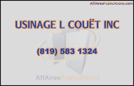 USINAGE L COUËT INC