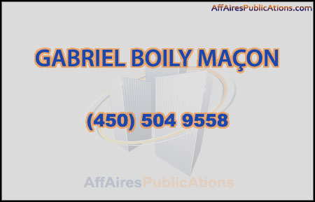GABRIEL BOILY MAÇON