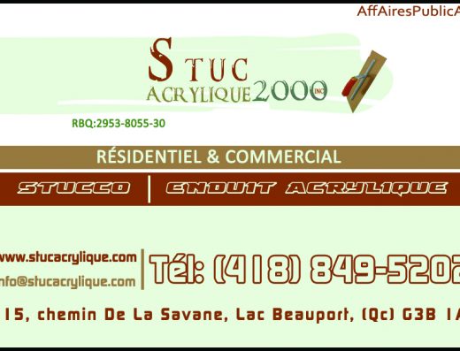 STUC ACRYLIQUE 2000 INC