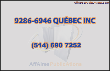 9286-6946 QUÉBEC INC