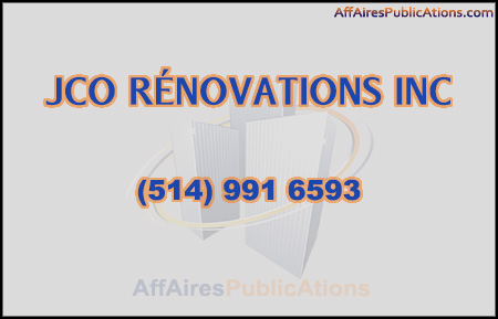 JCO RÉNOVATIONS INC