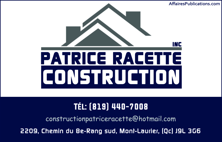 CONSTRUCTION PATRICE RACETTE