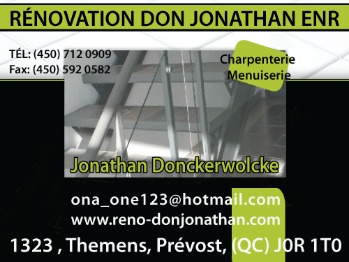 RÉNOVATION DON JONATHAN ENR