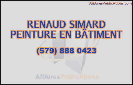RENAUD SIMARD PEINTURE EN BÂTIMENT