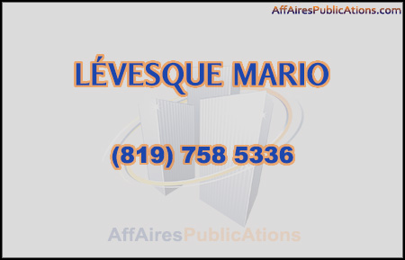 LÉVESQUE MARIO