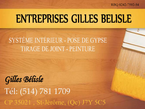 ENTREPRISES GILLES BELISLE