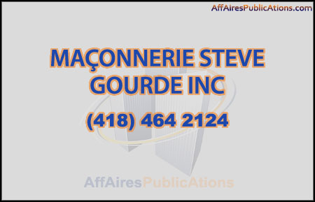 MAÇONNERIE STEVE GOURDE INC