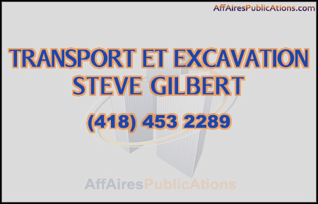 TRANSPORT ET EXCAVATION STEVE GILBERT