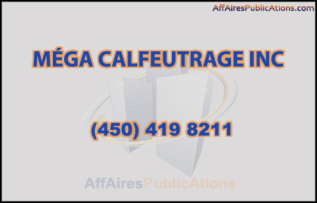 MÉGA CALFEUTRAGE INC