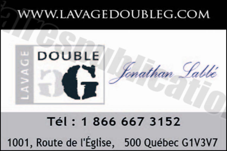 LAVAGE DOUBLE G 2011