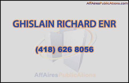 GHISLAIN RICHARD ENR