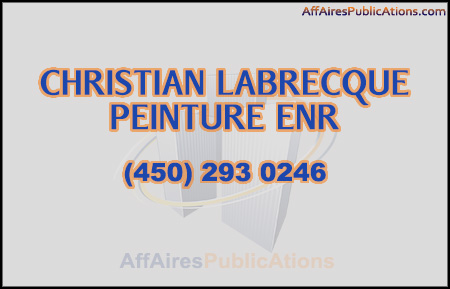 CHRISTIAN LABRECQUE PEINTURE ENR
