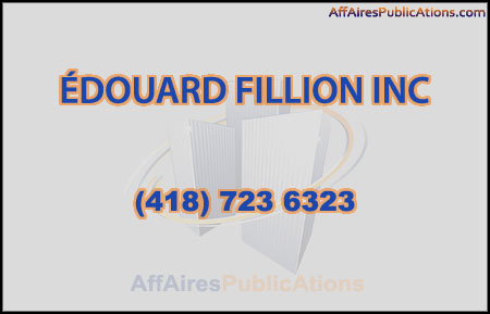 ÉDOUARD FILLION INC
