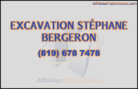 EXCAVATION STÉPHANE BERGERON