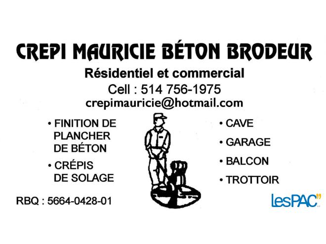 CRÉPI MAURICIE BÉTON BRODEUR