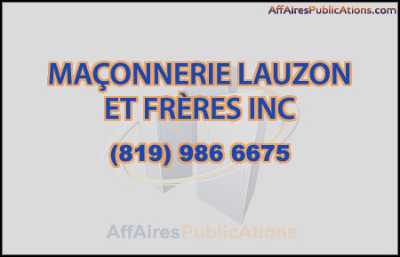 MAÇONNERIE LAUZON ET FRÈRES