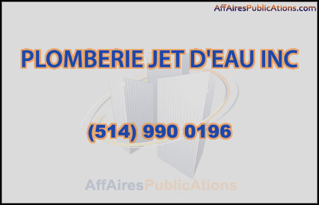 PLOMBERIE JET D&rsquo;EAU INC