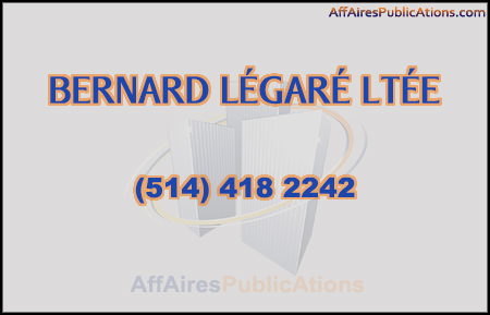 BERNARD LÉGARÉ LTÉE