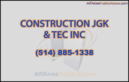 CONSTRUCTION JGK & TEC INC