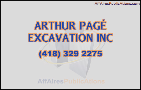 ARTHUR PAGÉ EXCAVATION INC