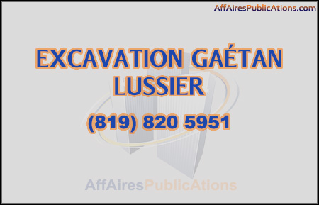 EXCAVATION GAÉTAN LUSSIER