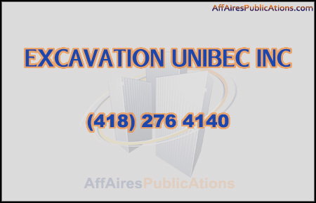 EXCAVATION UNIBEC INC