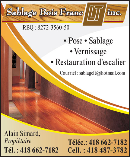 SABLAGE BOIS FRANC LT (1990)