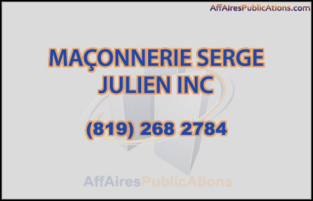 MAÇONNERIE SERGE JULIEN INC