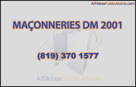 MAÇONNERIES DM 2001