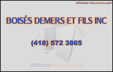 BOISÉS DEMERS ET FILS INC