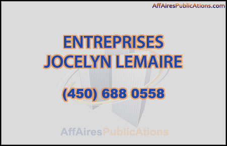 ENTREPRISES JOCELYN LEMAIRE