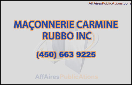MAÇONNERIE CARMINE RUBBO INC