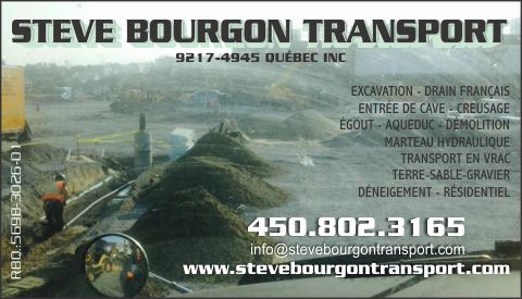STEVE BOURGON TRANSPORT INC