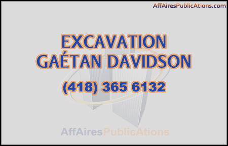 EXCAVATION GAÉTAN DAVIDSON