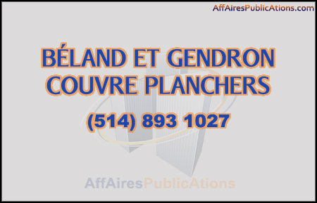 BÉLAND ET GENDRON COUVRE PLANCHERS
