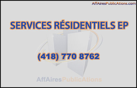 SERVICES RÉSIDENTIELS EP