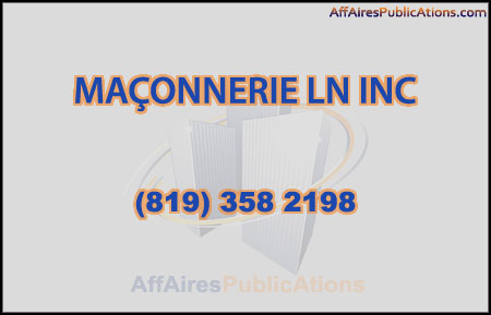 MAÇONNERIE LN INC