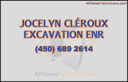 JOCELYN CLÉROUX EXCAVATION ENR